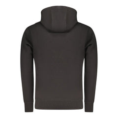 Black Cotton Men's Sweatshirt