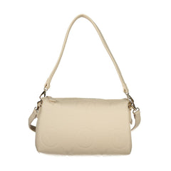 Beige Polyethylene Handbag