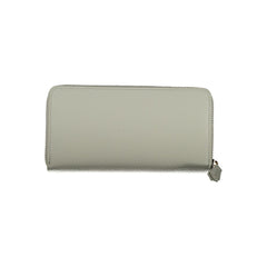 Grigio Polyurethane Woman Wallet