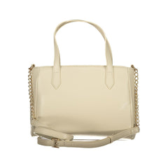 Beige Polyethylene Handbag