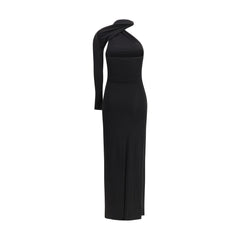 Black Viscose Cocktail Dress