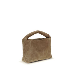 Beige Calf Leather Bos Taurus Handbag