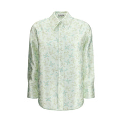 Bicolor Silk Pattern Shirt
