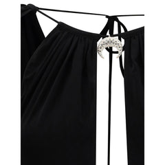 Black Viscose Bodysuit