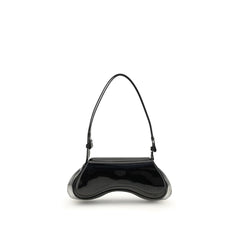 Black Polyethylene Shoulder Bag