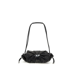 Black Calf Leather Bos Taurus Shoulder Bag
