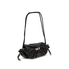 Black Calf Leather Bos Taurus Shoulder Bag