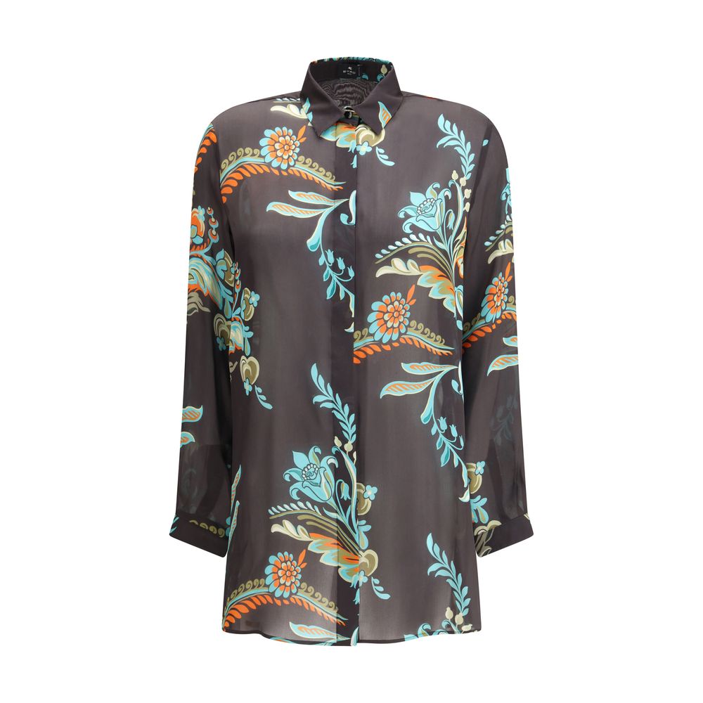 Multicolor Silk Pattern Shirt