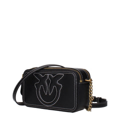 Black Leather Crossbody Bag