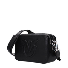 Black Leather Crossbody Bag