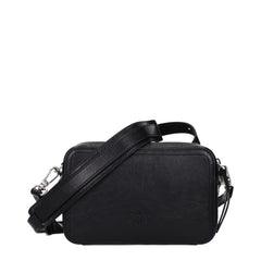 Black Leather Crossbody Bag