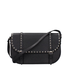 Black Leather Crossbody Bag