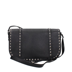 Black Leather Crossbody Bag