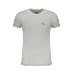 White Cotton Men's T-Shirt