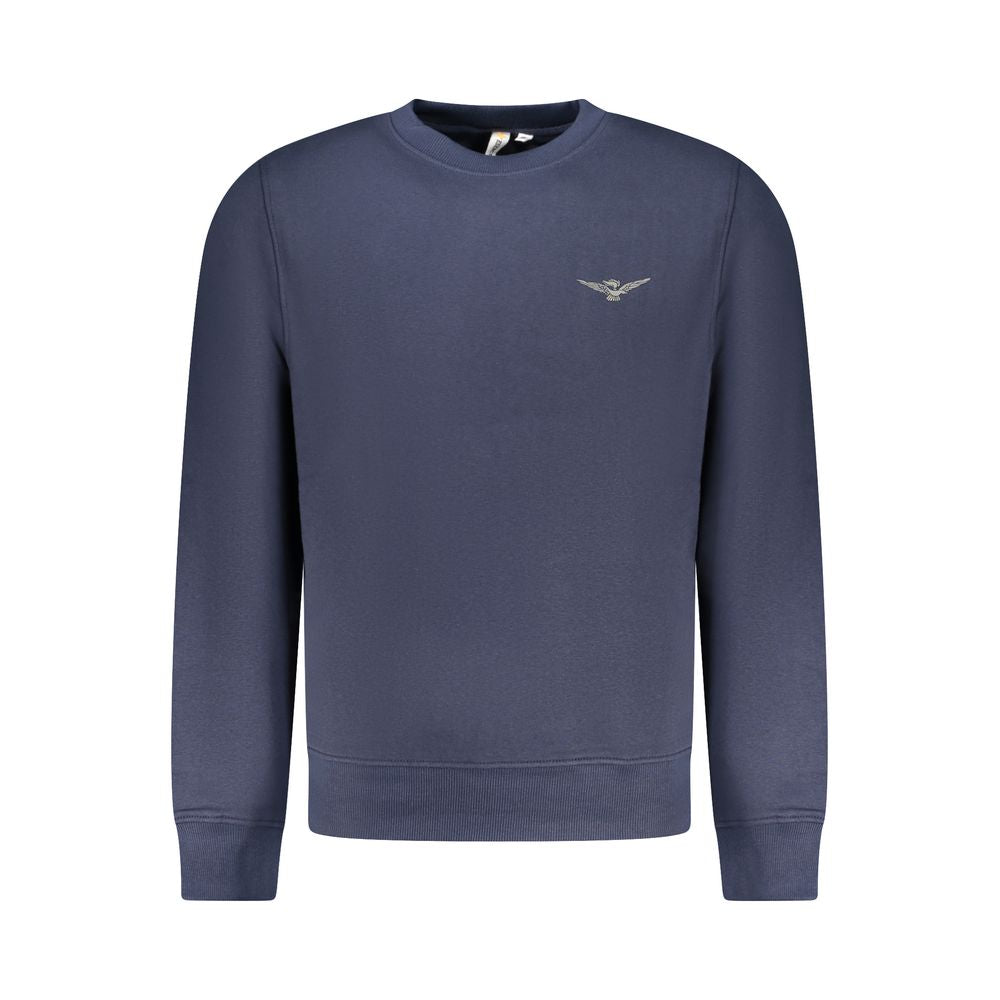 "Blu Cotton Men Sweatshirt"