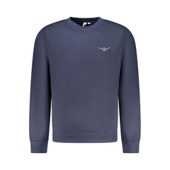 "Blu Cotton Men Sweatshirt"