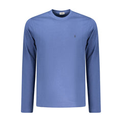 Blue Cotton Men's T-Shirt