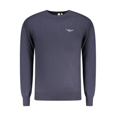 Blue Cotton Men's Sweater