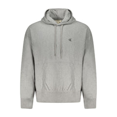 Gray Cotton Men Sweatshirt