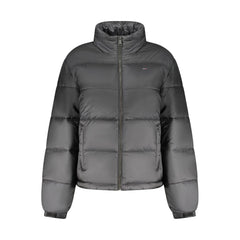 Black Polyester Women Jacket