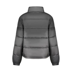Black Polyester Women Jacket