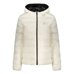 White Polyester Women's Jacket