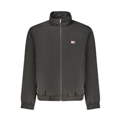 Black Polyester Men's Jacket