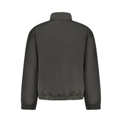 Black Polyester Men's Jacket