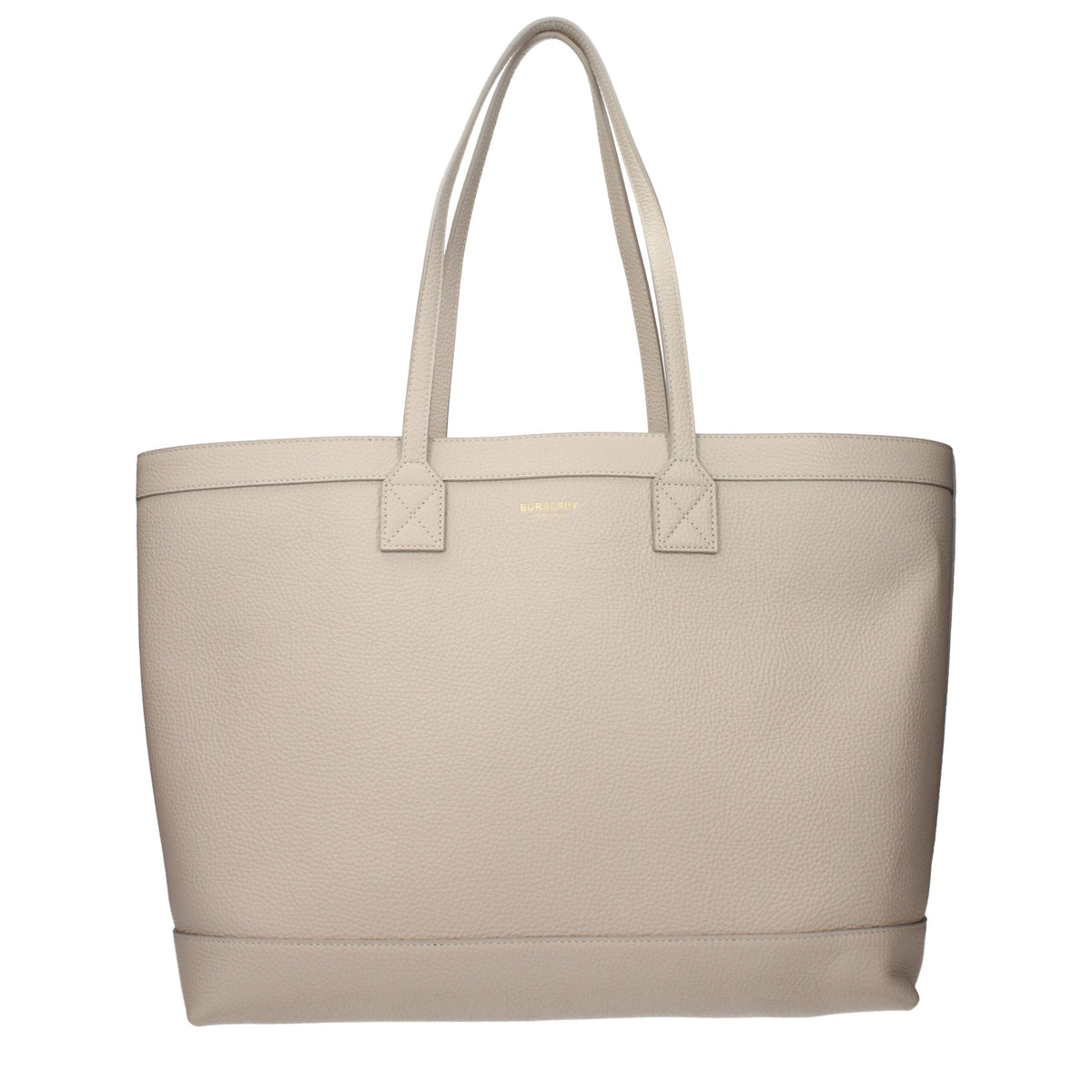 Beige Leather Shoulder Bag
