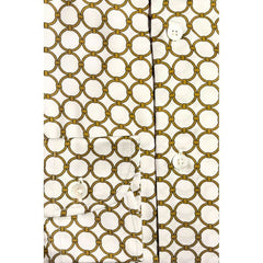 قميص رجالي أبيض من الفسكوز