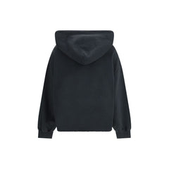 Black Cotton Sweatshirt