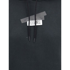 Black Cotton Sweatshirt