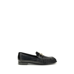 Black Calf Leather Bos Taurus Slip-On Loafers