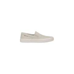 Beige Recycled Cotton Slip-On Loafers