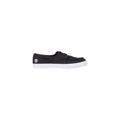Black Lyocell Slip-On Loafers