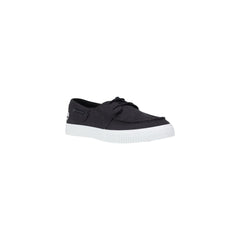 Black Lyocell Slip-On Loafers