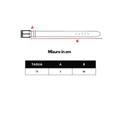 Gold Leather Regular Belt