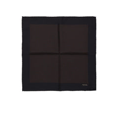 Black Silk Pocket Square