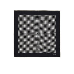 Black Silk Pocket Square