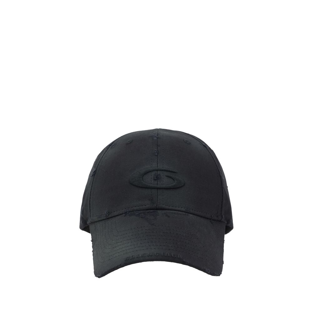 Black Cotton Cap (Baseball Hat)