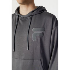 Gray Viscose Hoodie