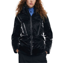 Black Polyester Coat