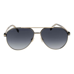 Gold Acetate & Metal Sunglasses