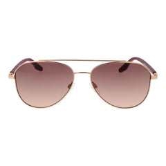 Rose Gold Rubber Sunglasses