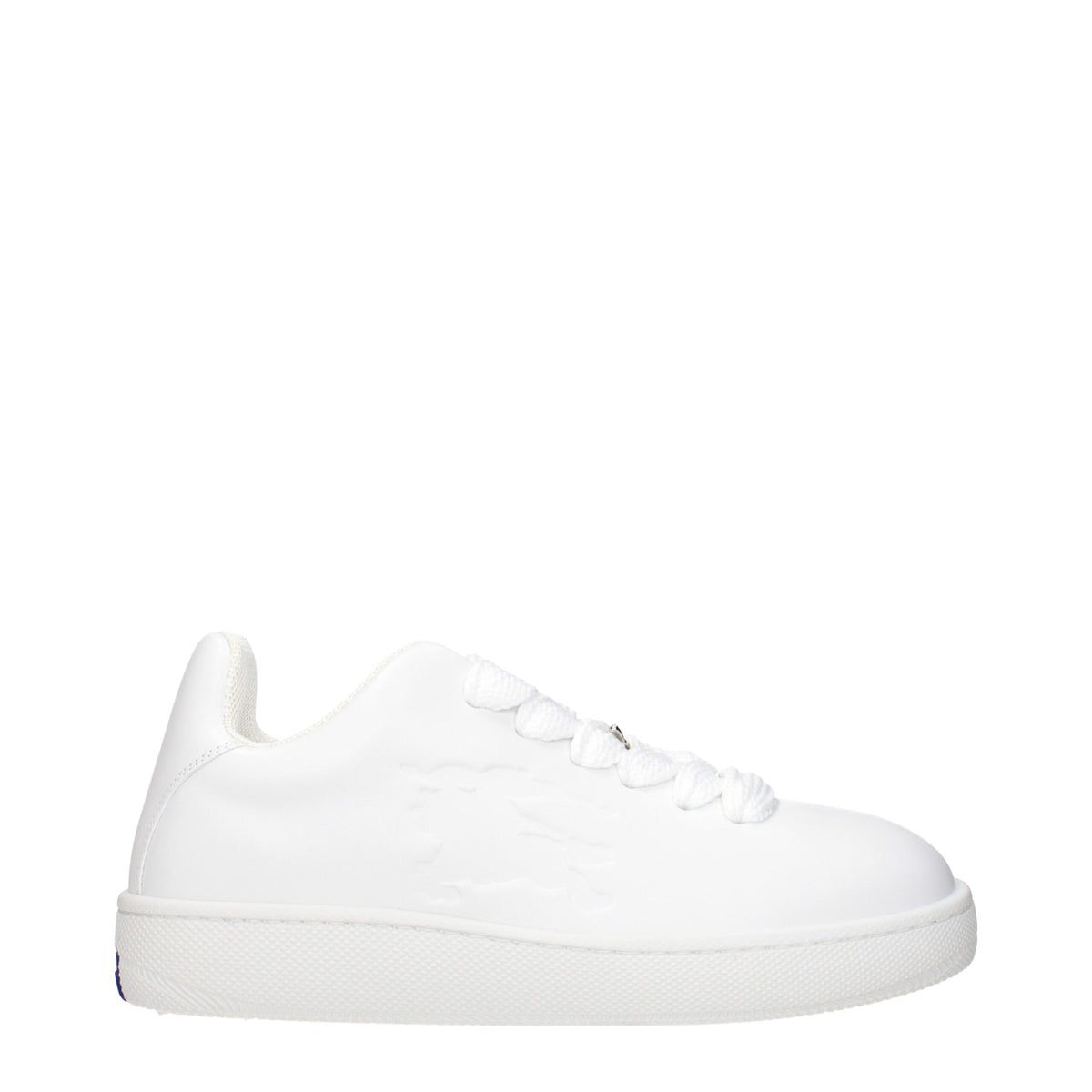 White Leather Low Top Sneakers