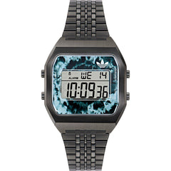 Black Stainless Steel Digital Watch