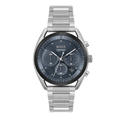 Gray Stainless Steel Dress Watch
