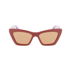 نظارة شمسية أسيتات بنية اللون