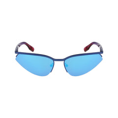 Blue Metal Sunglasses