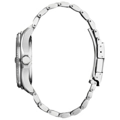 ساعة فاخرة من الفولاذ المقاوم للصدأ باللون الرمادي